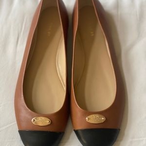 Coach leather flats